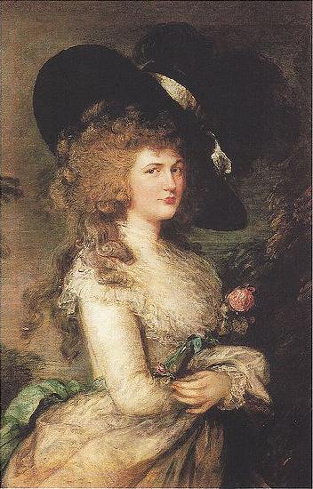 Thomas Gainsborough Portrait of Lady Georgiana Cavendish, Duchess of Devonshire China oil painting art